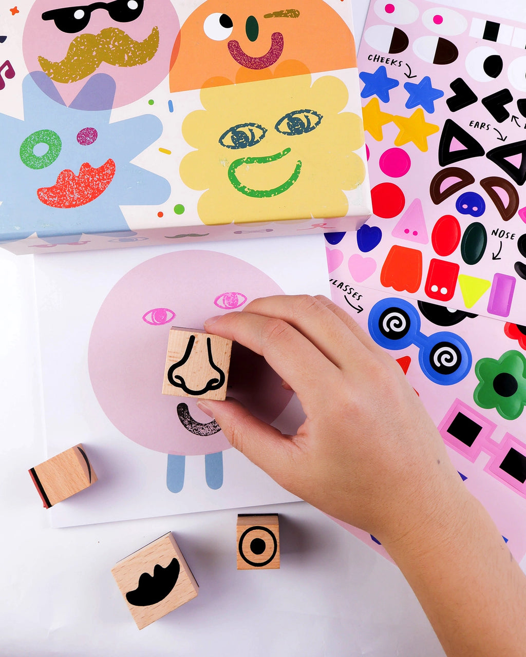 PREORDER Stamp Kit - Cool Faces