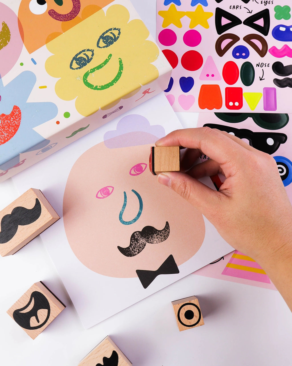 PREORDER Stamp Kit - Cool Faces