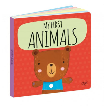 My First Animals Train Puzzle and Book Set