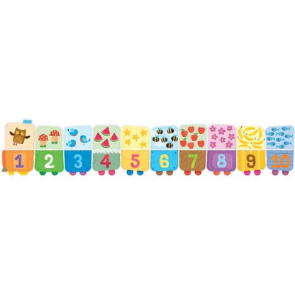 My First Numbers Train Puzzle and Book Set