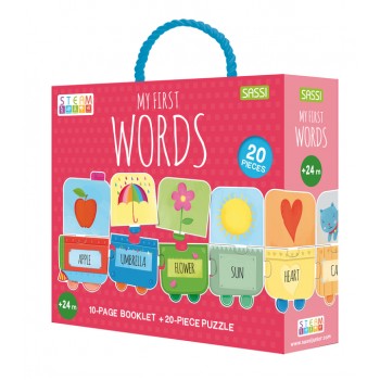 My First Words Train Puzzle and Book Set