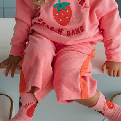 PREORDER Strawberry Cake Wide Leg Pants
