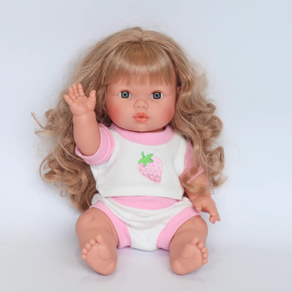 Strawberry Dolls top + Bloomer shorts set