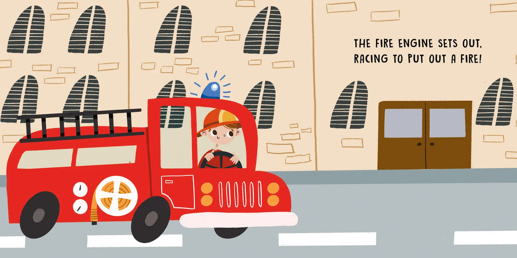 Sassi Board Book Sweet Sounds - Firefighters