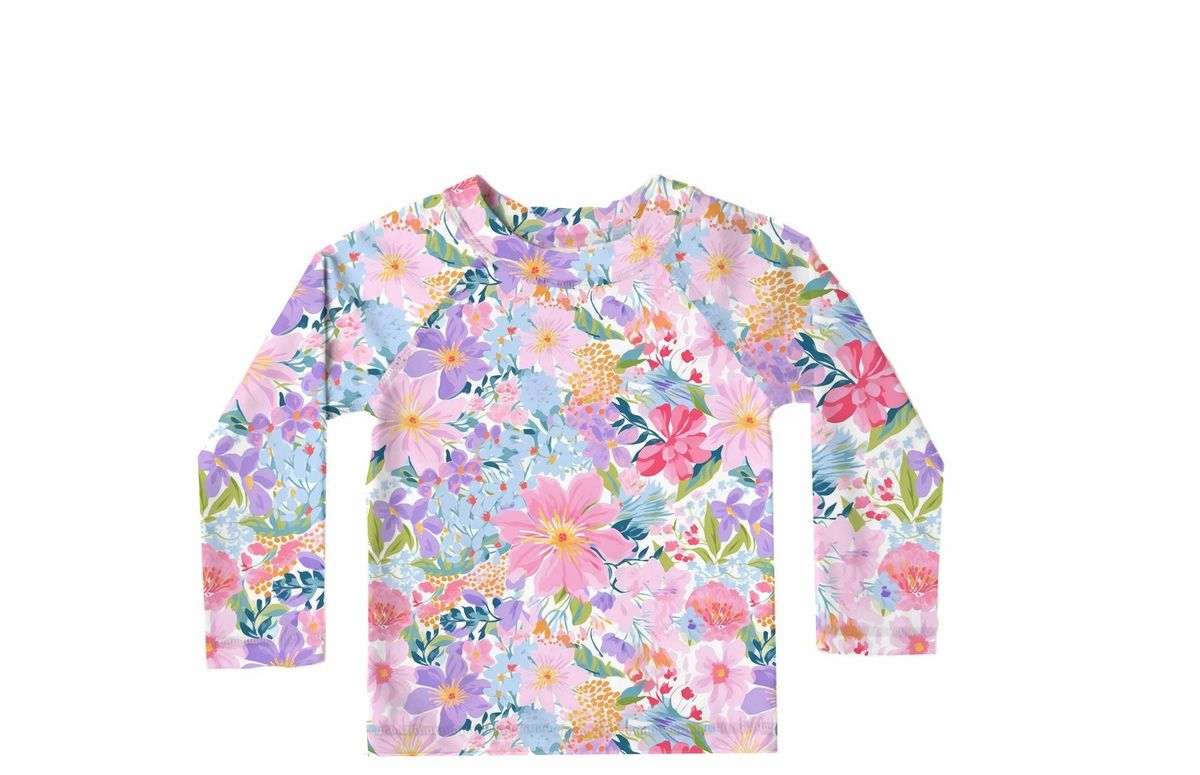 Swim Rashie L/S - Summer Blooms