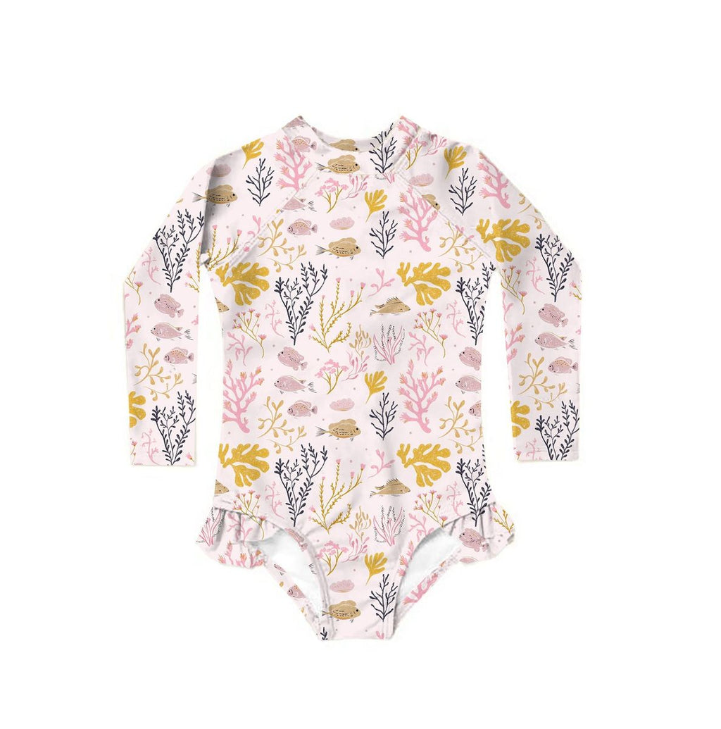 Swim Zippy L/S - Coral Reef in