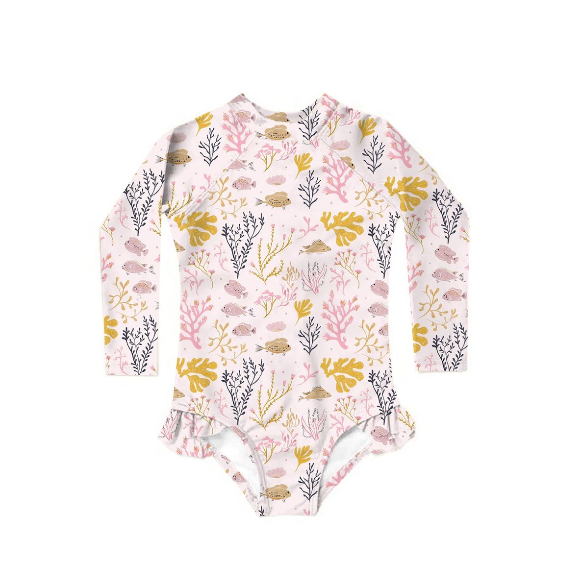 Swim Zippy L/S - Coral Reef in