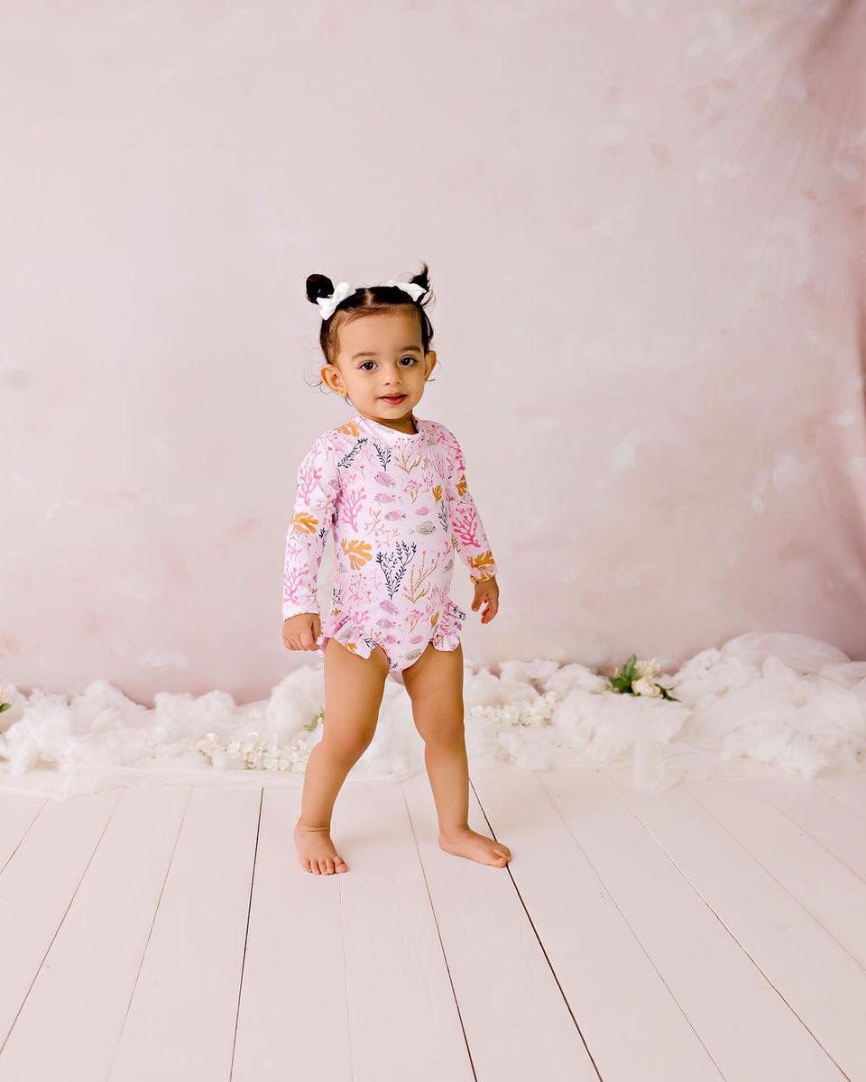 Swim Zippy L/S - Coral Reef in