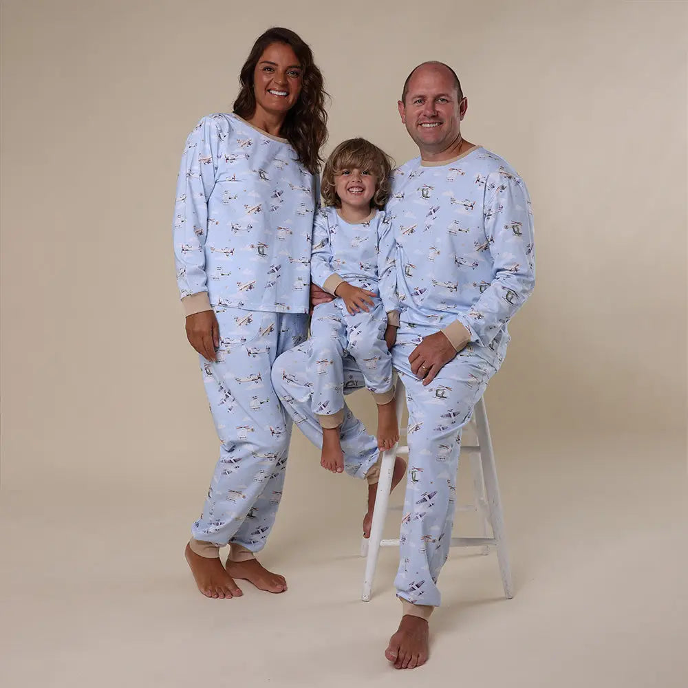 Taking Flight Organic Kids Long Sleeve Pj Set