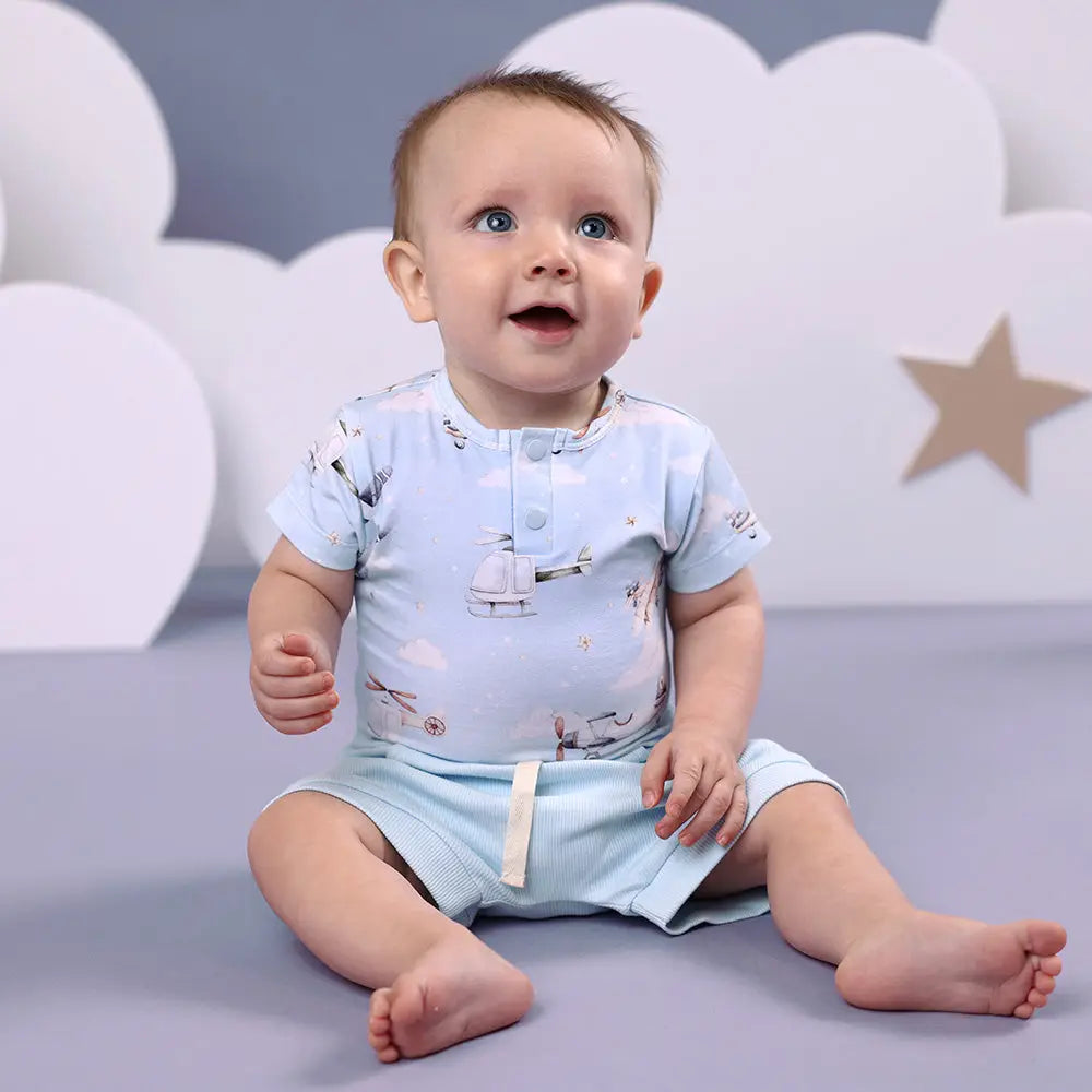 Taking Flight Short Sleeve Organic Bodysuit