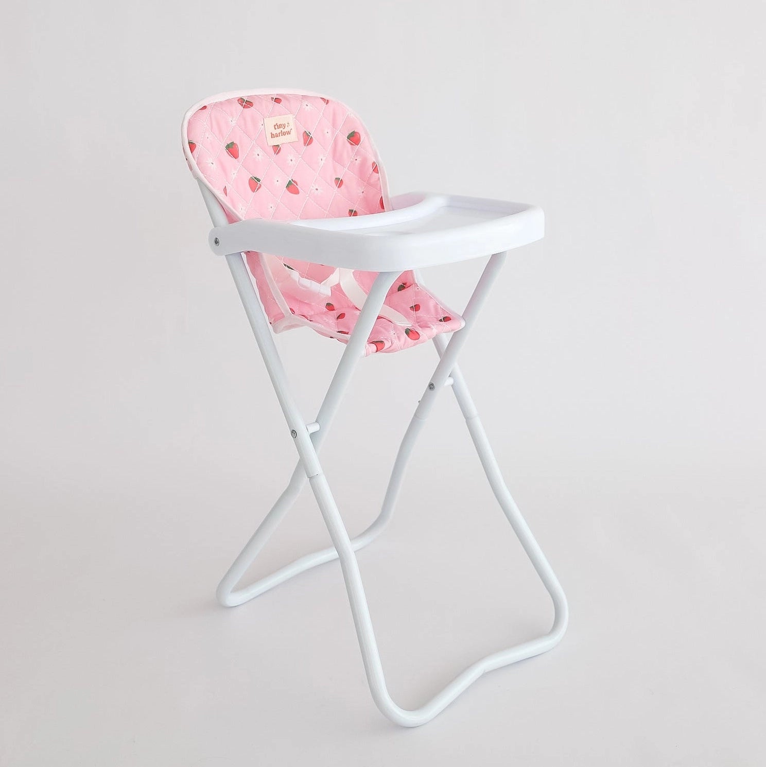 Tiny Harlow Doll Highchair - Strawberry Picnic
