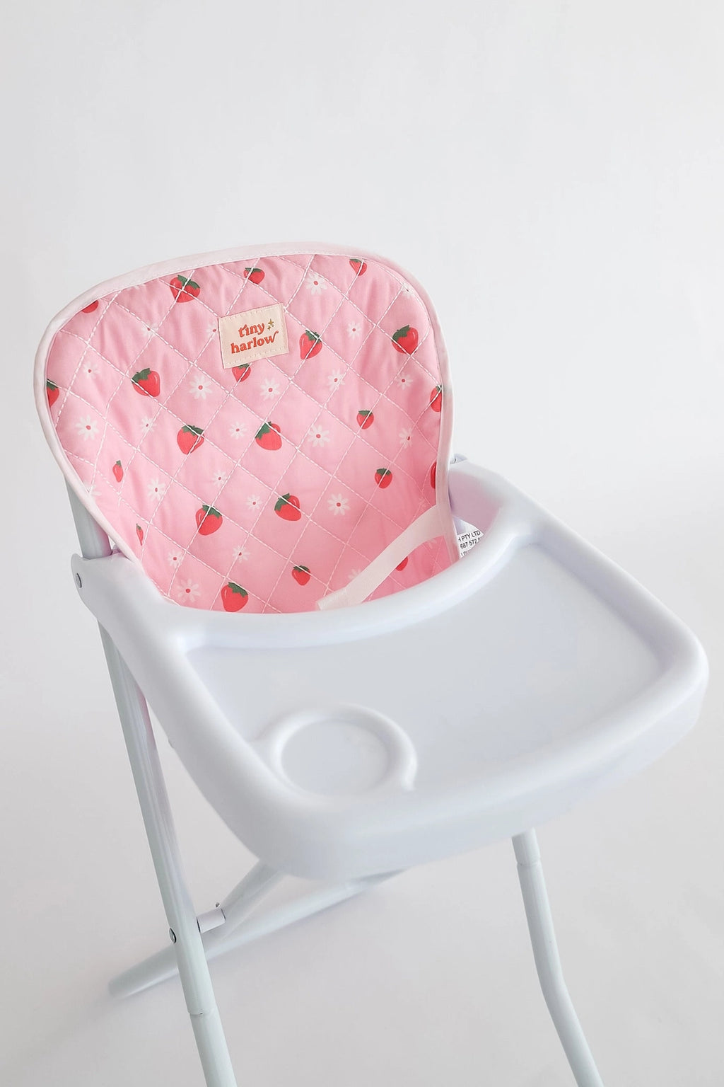 Tiny Harlow Doll Highchair - Strawberry Picnic