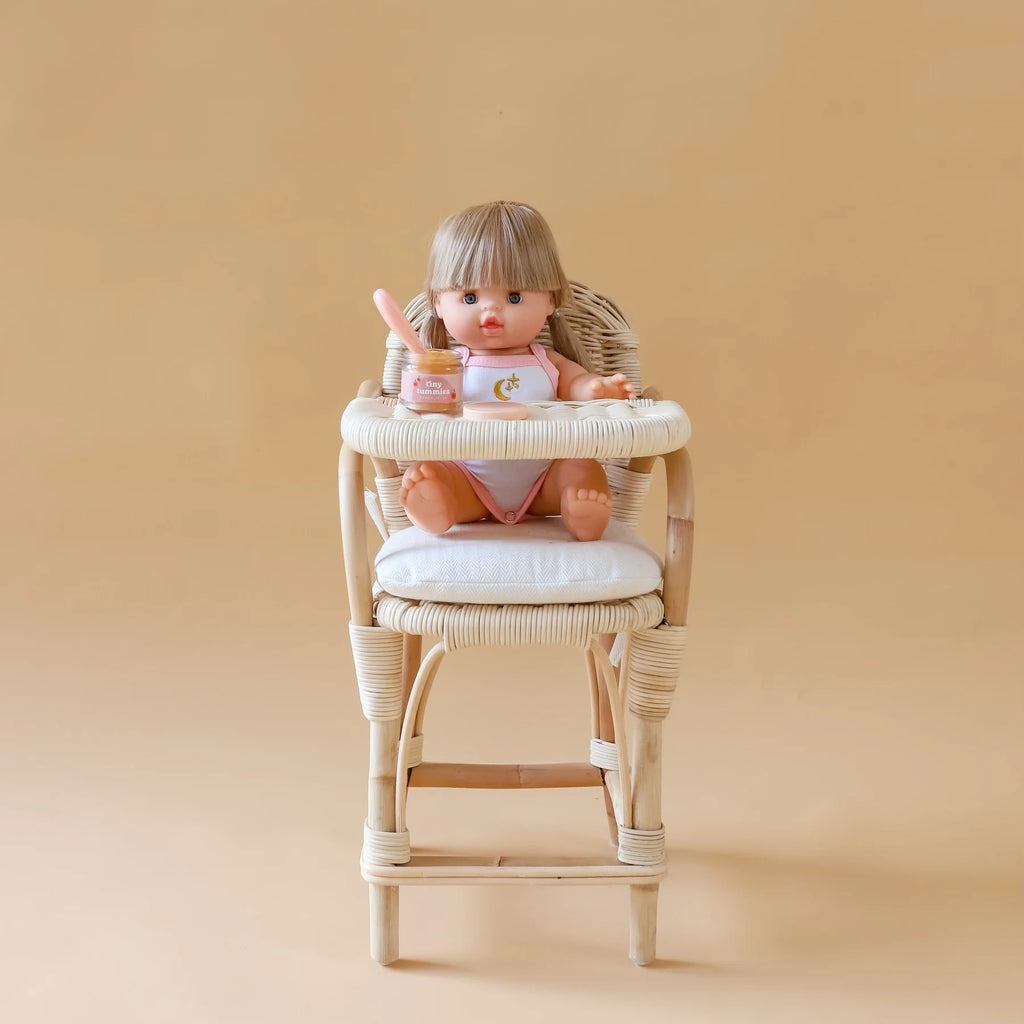 Tiny Tummies Peach Jelly Food Jar and Spoon Set
