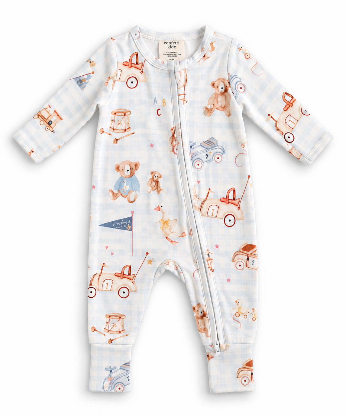 Toy Parade Bamboo Zipsuit