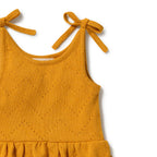 Marmalade Organic Knitted Pointelle Playsuit