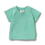 Seafoam Organic Terry Tee