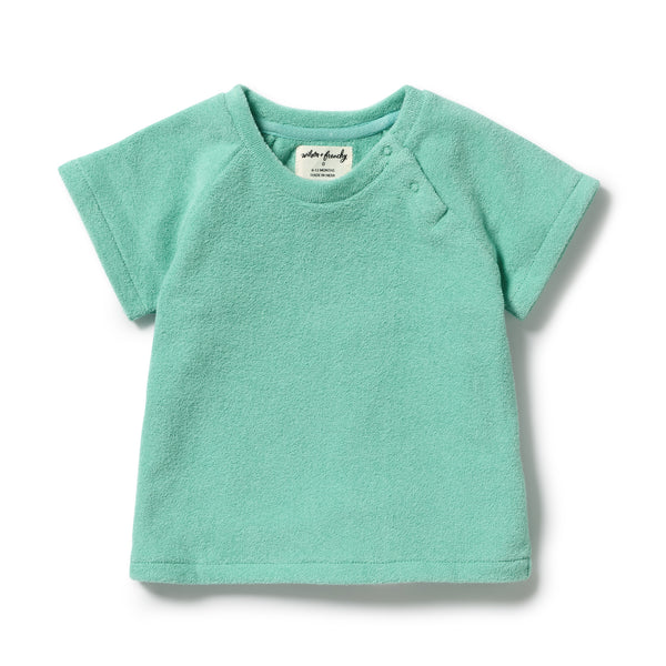 Seafoam Organic Terry Tee