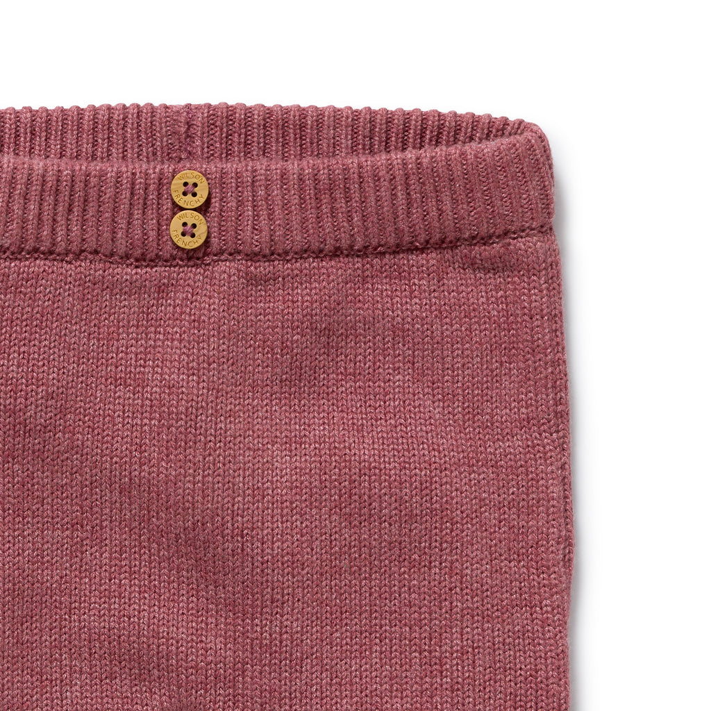 Rhubarb Organic Knitted Legging