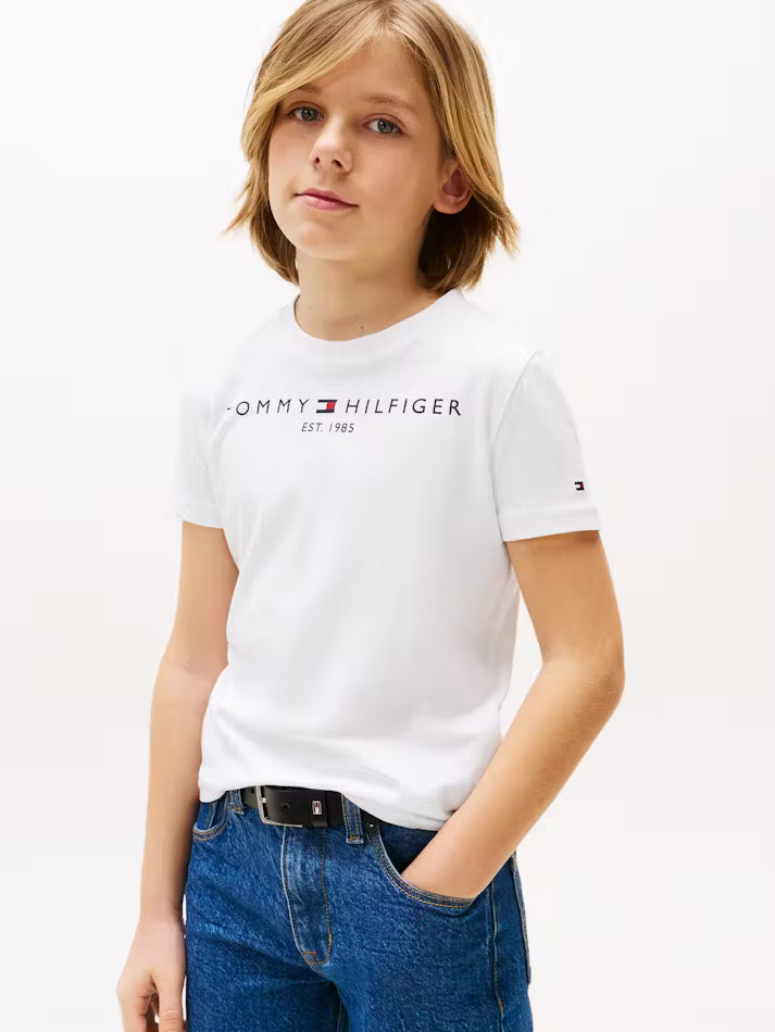 Kids Unisex Essential Tee - White