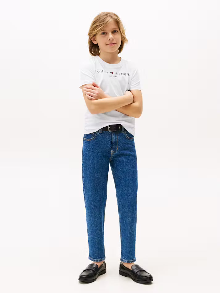 Kids Unisex Essential Tee - White