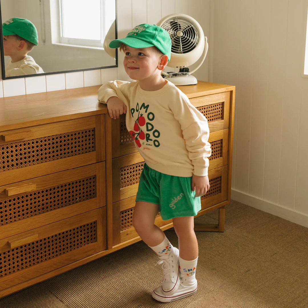 Golden Essentials Boy Shorts Leafy Green