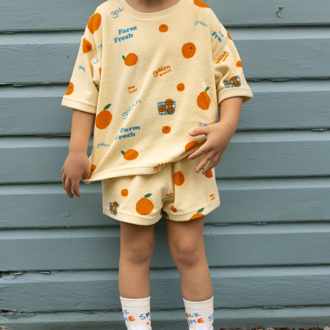 Farm Fresh Yardage Mid Sleeve Tee