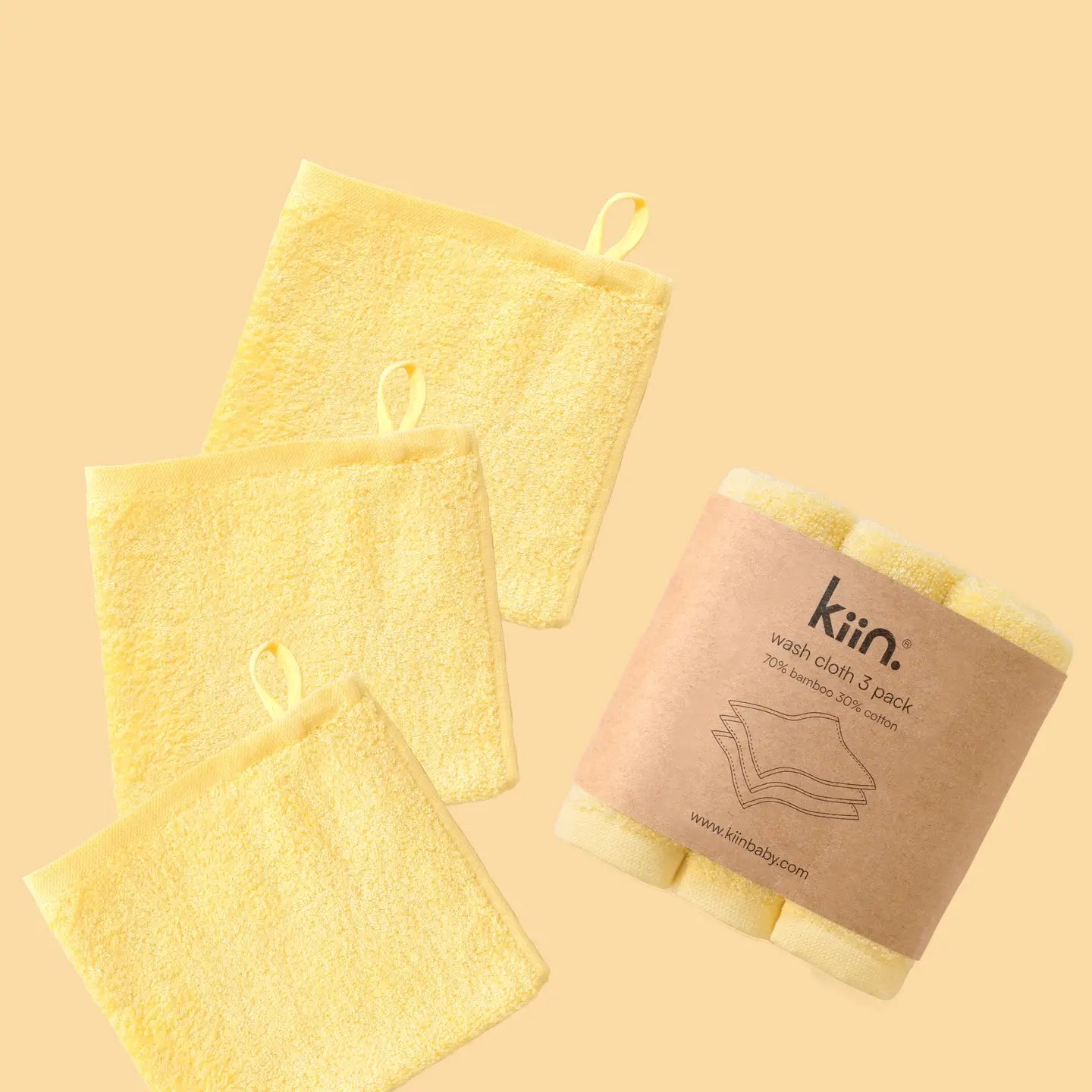 Wash Cloths 3 Pack - Assorted