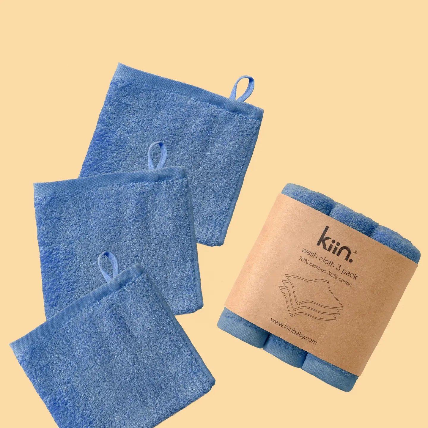 Wash Cloths 3 Pack - Assorted