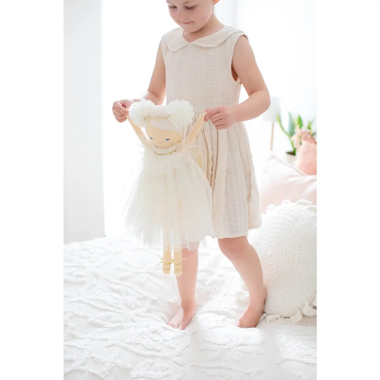 Ava Angel Doll Ivory Gold