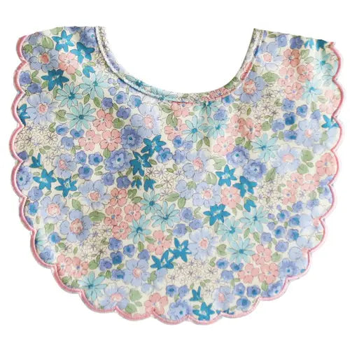 Scallop Bib Liberty Blue