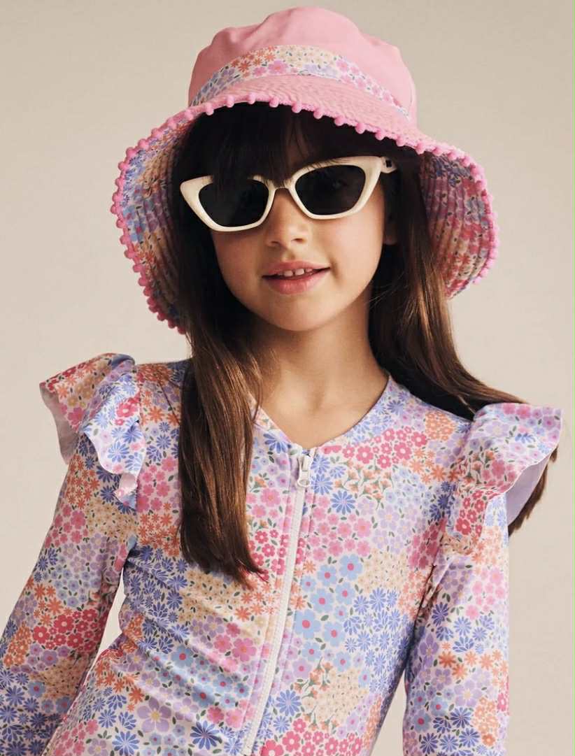 Reversible Swim Hat Floral Bloom