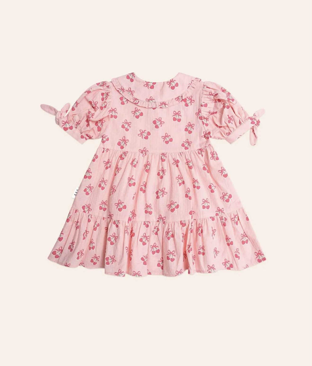 Cherry Pie Tiered Smock Dress