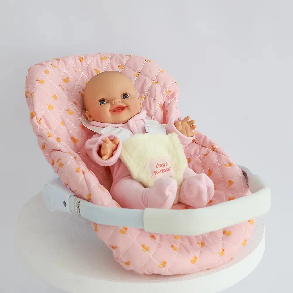 Dolls Car Seat Capsule - Pink Ducky