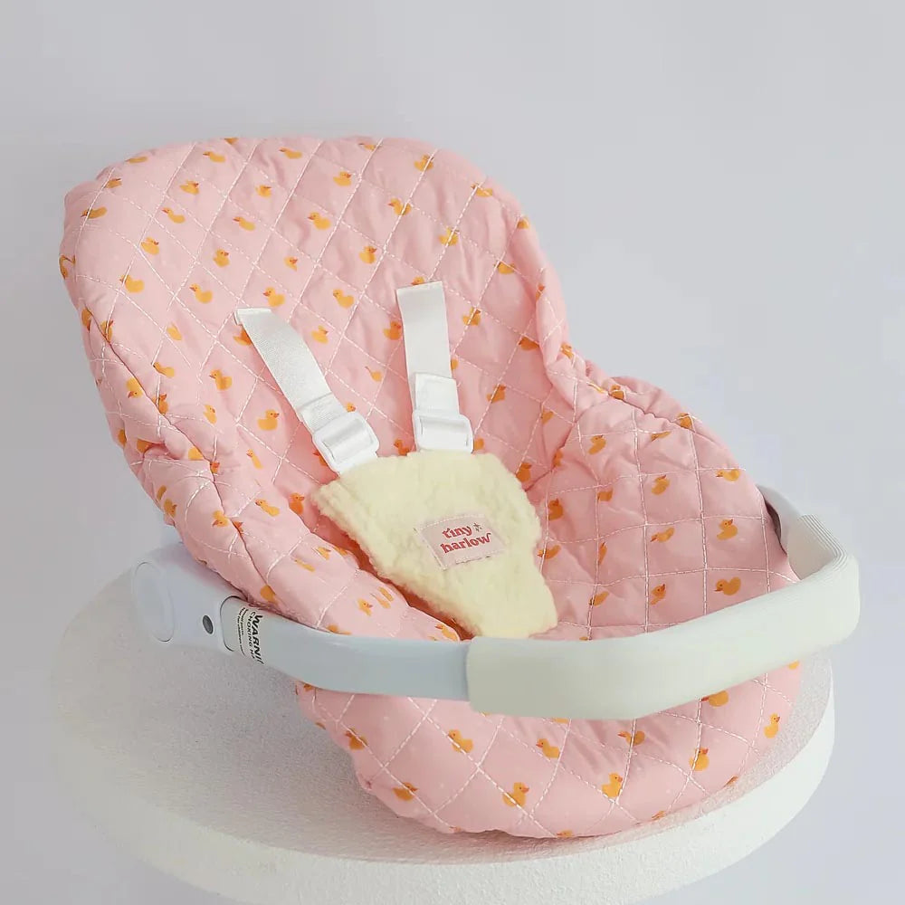 Dolls Car Seat Capsule - Pink Ducky