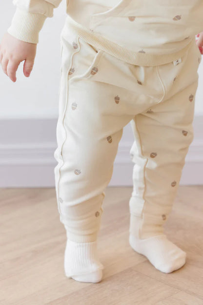 Organic Cotton Jalen Track Pant - Acorns Whitecap Gray