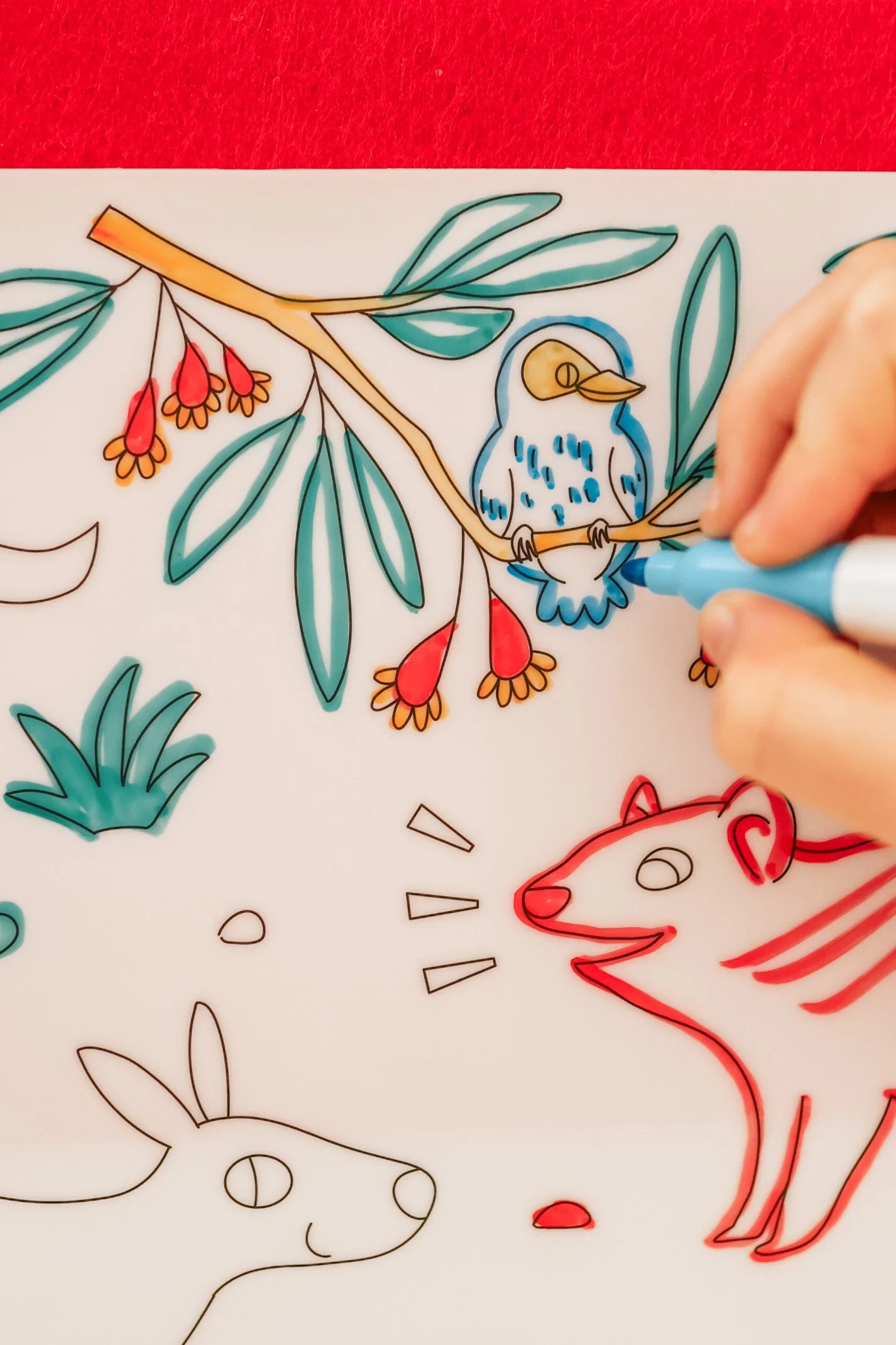 Scribble Mat - Baby Australian Animals
