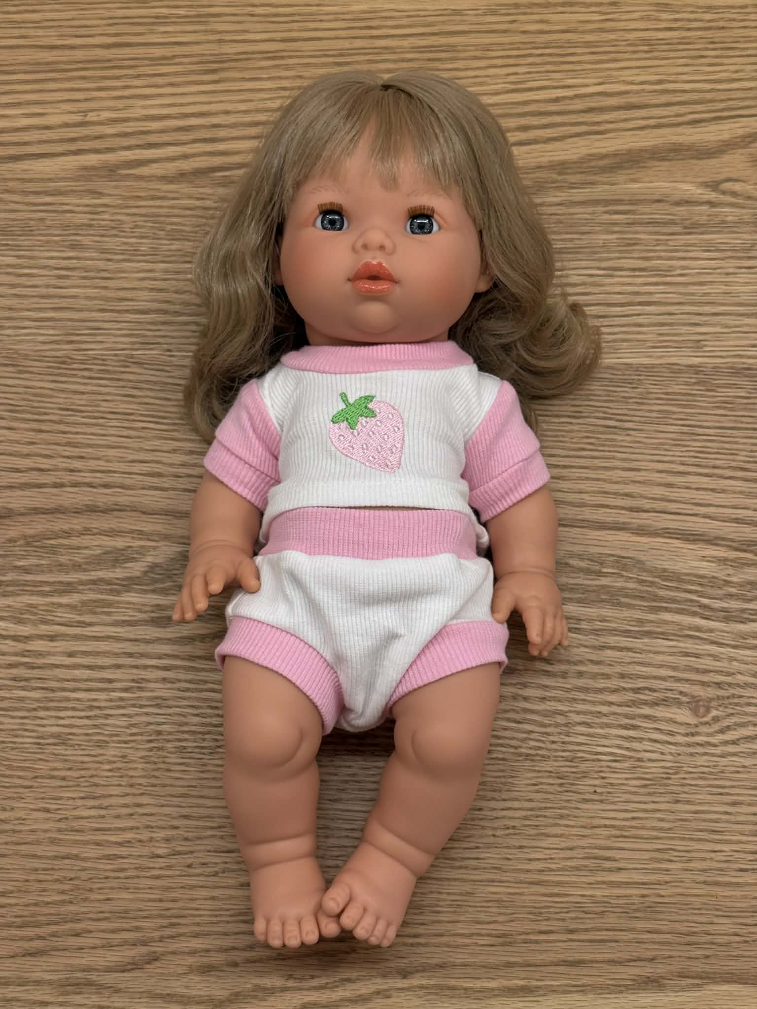 Strawberry Dolls top + Bloomer shorts set