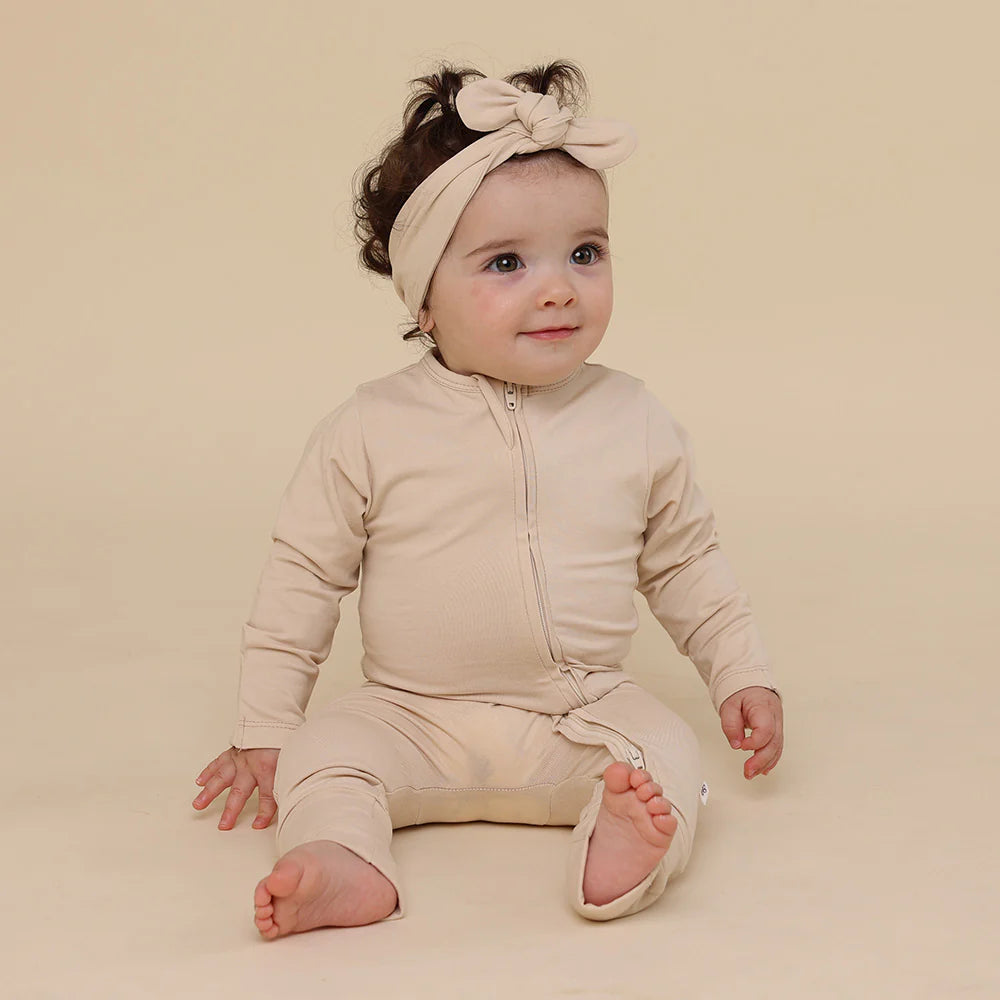 Babyccino Organic Snugglesuit Convertible Romper