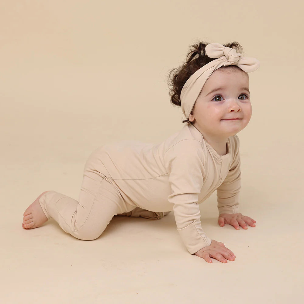 Babyccino Organic Snugglesuit Convertible Romper