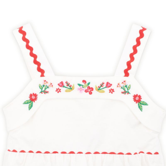 Festive Ric Rac Pocket Bodysuit
