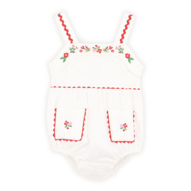 Festive Ric Rac Pocket Bodysuit