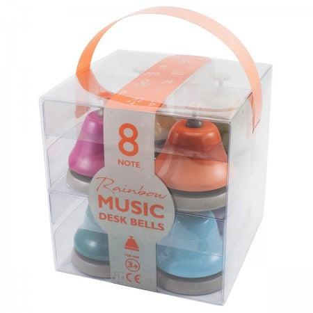 Rainbow Desk Bells - Set of 8