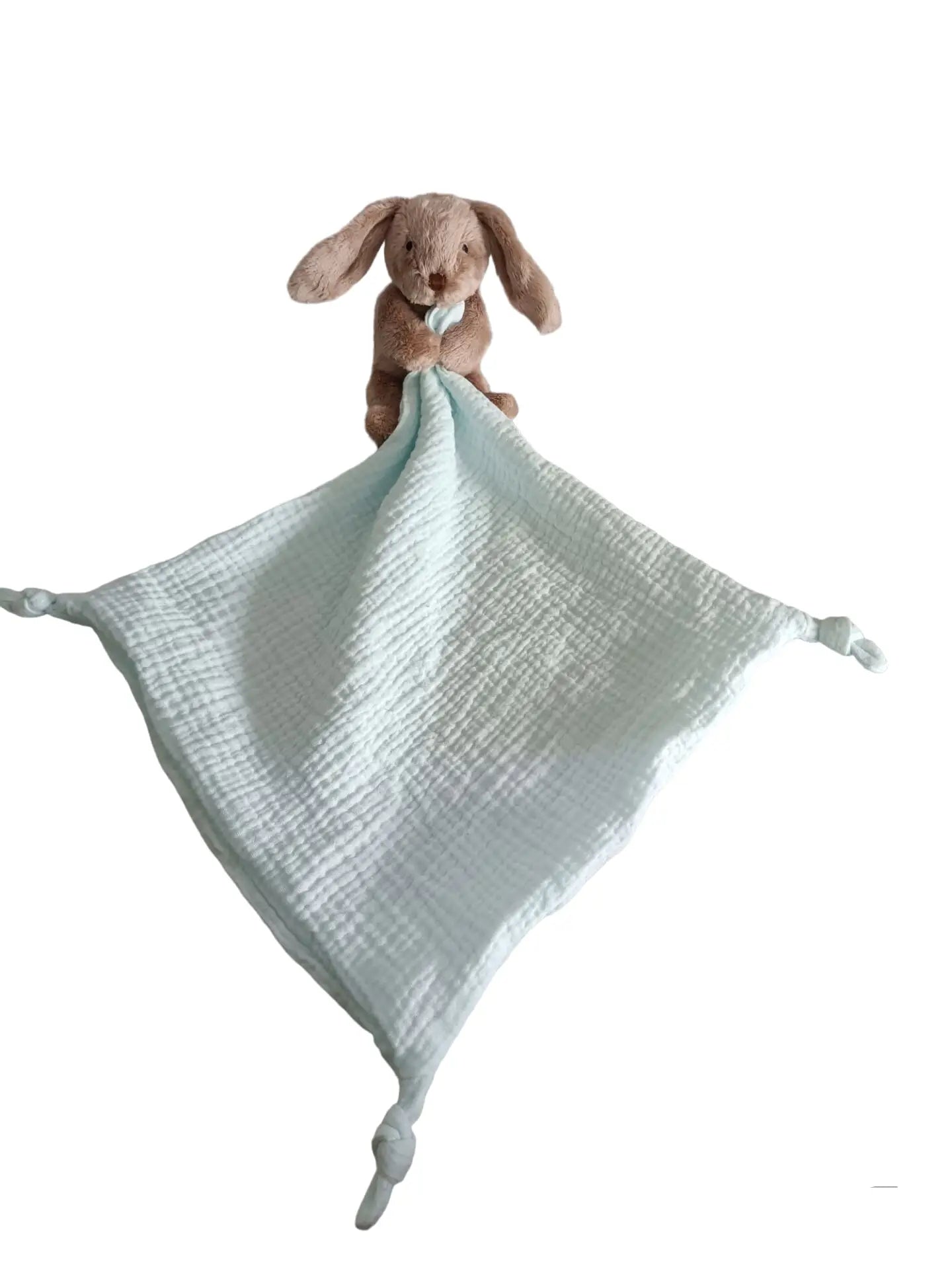 Benny the Bunny Baby Muslin Comfort Blanket