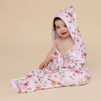 Birds & Blooms Organic Hooded Baby Towel