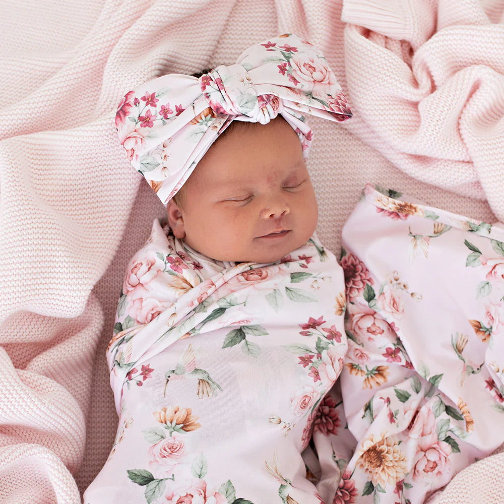 Birds & Blooms Organic Oversized Bow