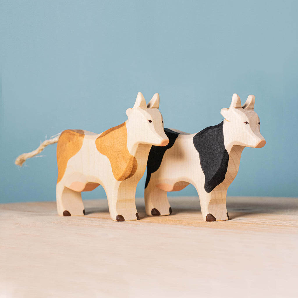 White and Black Cow