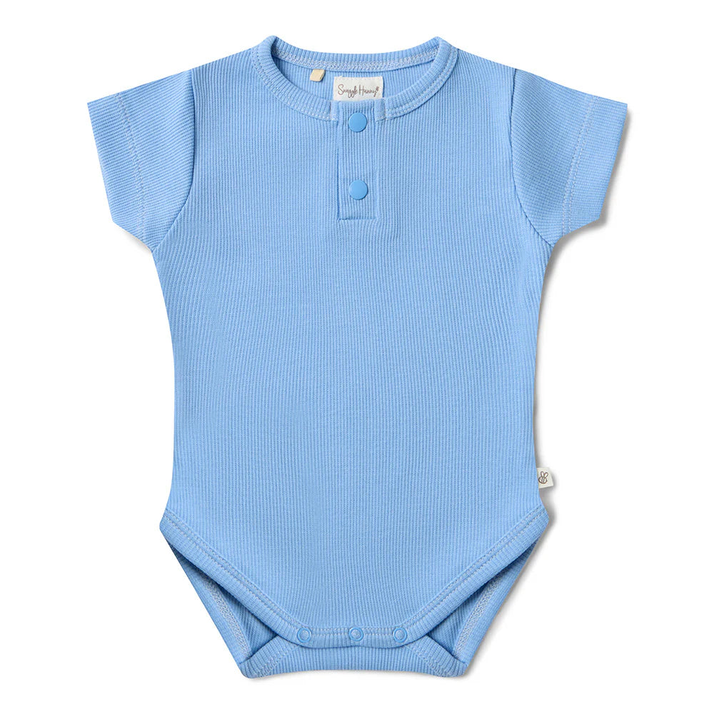 Bluebell Short Sleeve Organic Bodysuit