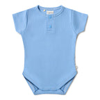 Bluebell Short Sleeve Organic Bodysuit