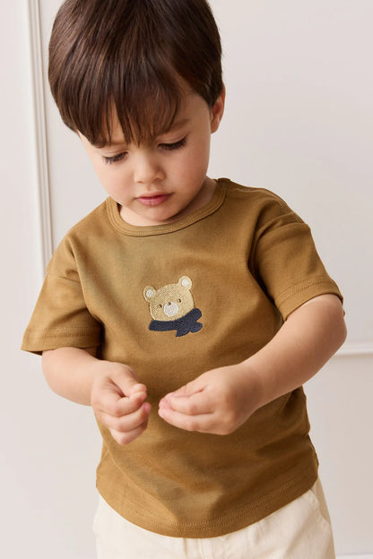 Pima Cotton Hunter Tee - Autumn Bronze Cosy Bobbie