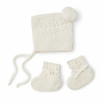 Merino Wool Bonnet & Booties - Assorted